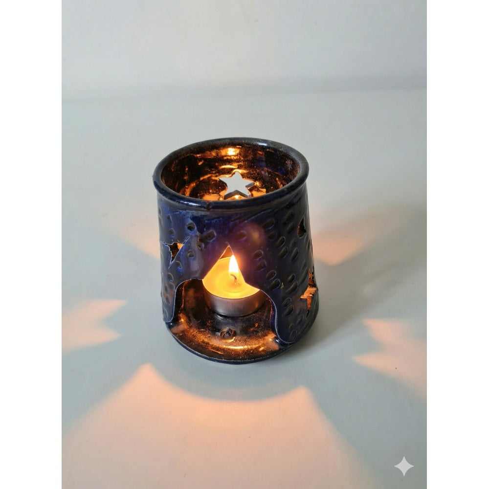 Photophore artisanal décoratif – Ambiance chaleureuse